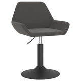 Vidaxl barkruk fluweel donkergrijs