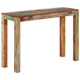 Vidaxl wandtafel 110x35x76 cm massief gerecycled hout