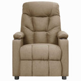 Vidaxl fauteuil verstelbaar stof taupe