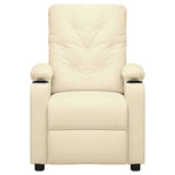 Vidaxl massagestoel kunstleer crèmekleurig