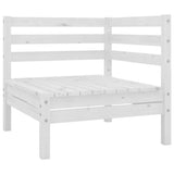 Vidaxl tuinbank 2-zits massief grenenhout wit