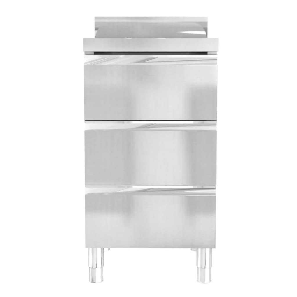 Vidaxl Kitchen Cabinets Commercial 2 st rustfrit stål