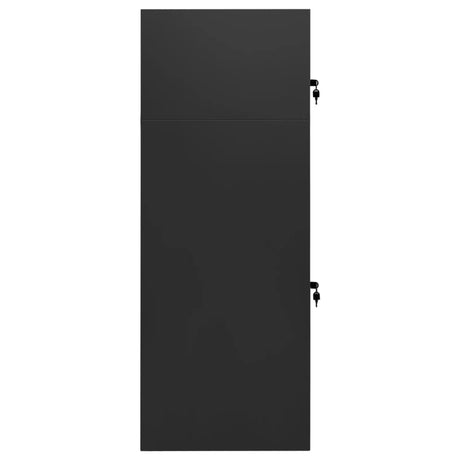 Vidaxl Saddle Cabinet 53x53x140 cm stål antracit -farvet