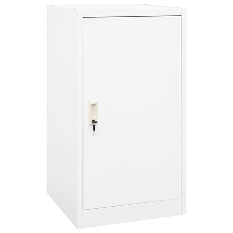 Vidaxl zadelkast 53x53x105 cm staal wit