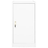 Vidaxl zadelkast 53x53x105 cm staal wit