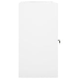 Vidaxl zadelkast 53x53x105 cm staal wit