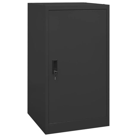 Vidaxl Saddle Cabinet 53x53x105 cm stål antracit -farvet
