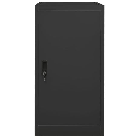 Vidaxl Saddle Cabinet 53x53x105 cm stål antracit -farvet