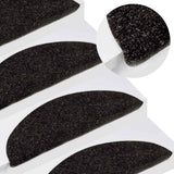 Vidaxl Stair Mats Self -fast 15 ST 56x17x3 cm Anthracite -farvet