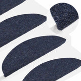 Vidaxl Stair Mats Self -fast 15 st 56x17x3 cm blå
