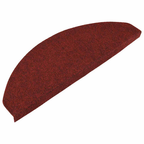 Vidaxl Stair Mats Self -fast 15 ST 65x22,5x3,5 cm rød