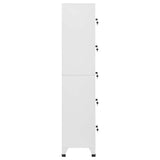 Vidaxl lockerkast 38x40x180 cm staal lichtgrijs