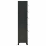 Vidaxl lockerkast 38x40x180 cm staal antracietkleurig