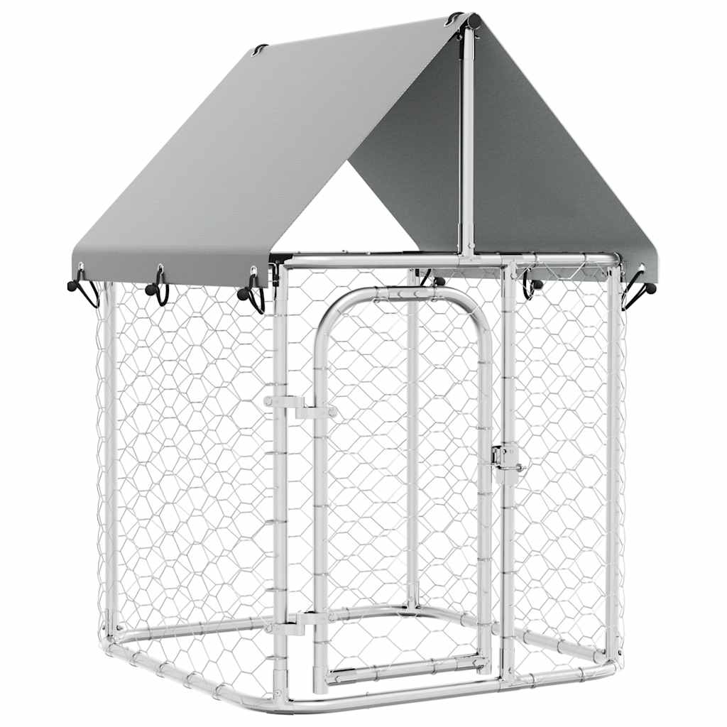 Vidaxl Dog Kennel til udvendig med tag 100x100x150 cm