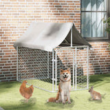 Vidaxl Dog Kennel til udvendig med tag 200x100x150 cm