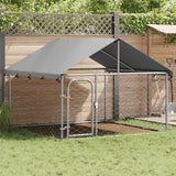Vidaxl Dog Kennel til udenfor med tag 200x200x150 cm