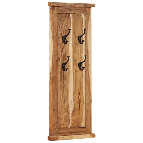 Vidaxl Coat Racks 2 PCS 38x100 cm Solid Acacia Wood