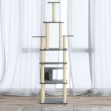 Vidaxl Cat Scraping Post med sisal skrabende stolper 183 cm lysegrå