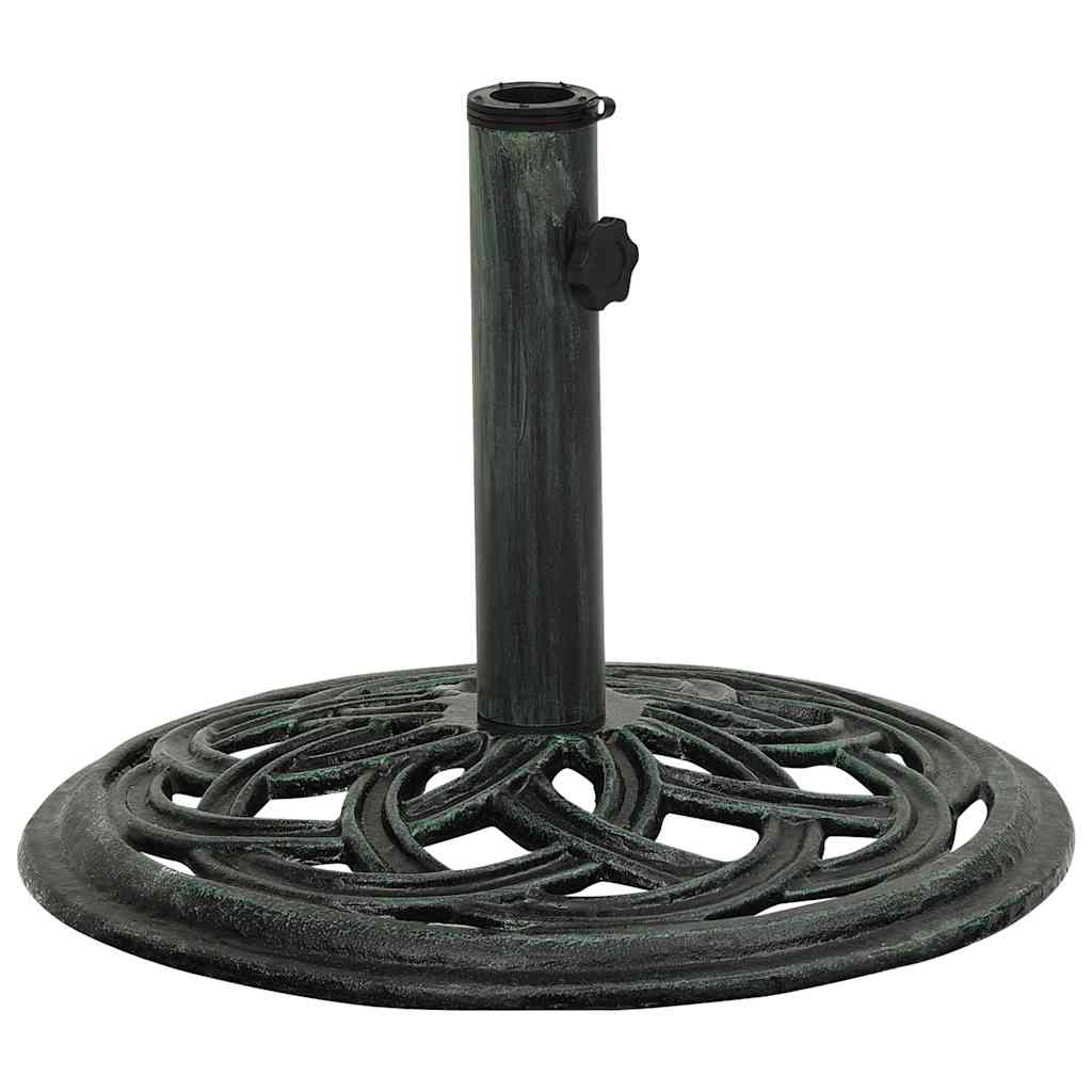 Vidaxl Parasol Foot 44x44x31 cm støbejernsgrøn