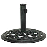 Vidaxl Parasol Foot 44x44x31 cm støbejernsgrøn