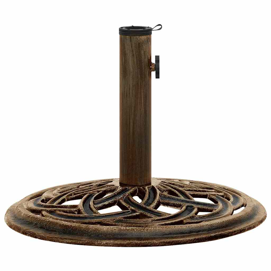 Vidaxl Parasol Foot 44x44x31 cm støbejerns bronze farvet