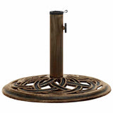 Vidaxl Parasol Foot 44x44x31 cm støbejerns bronze farvet