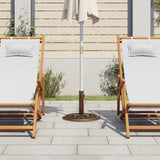 Vidaxl Parasol Foot 44x44x31 cm støbejerns bronze farvet
