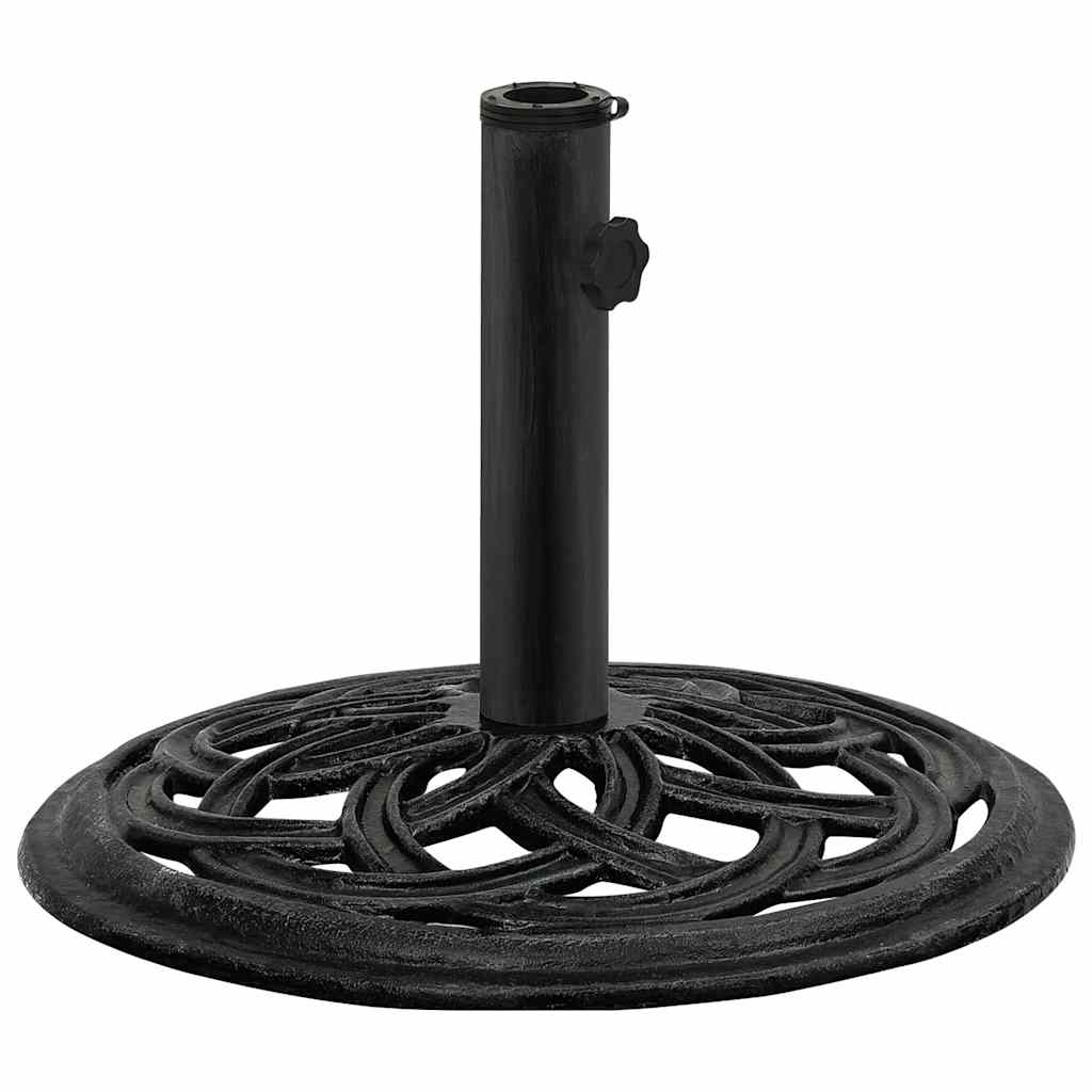 Vidaxl Parasol Foot 44x44x31 cm støbejern sort