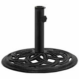 Vidaxl Parasol Foot 44x44x31 cm støbejern sort