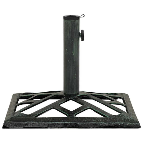 Vidaxl Parasol Foot 44x44x31 cm støbejernsgrøn