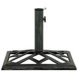 Vidaxl Parasol Foot 44x44x31 cm støbejernsgrøn