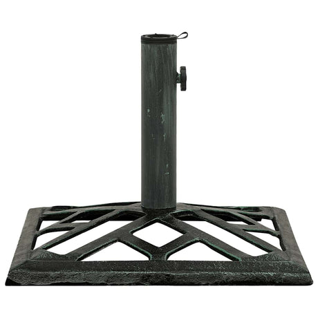 Vidaxl Parasol Foot 44x44x31 cm støbejernsgrøn