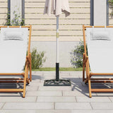 Vidaxl Parasol Foot 44x44x31 cm støbejernsgrøn