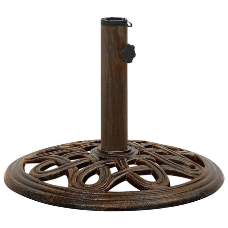 Vidaxl Parasol Foot 40x40x32 cm støbejerns bronze farvet