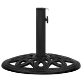 Vidaxl Parasol Foot 44x44x32 cm støbejern sort