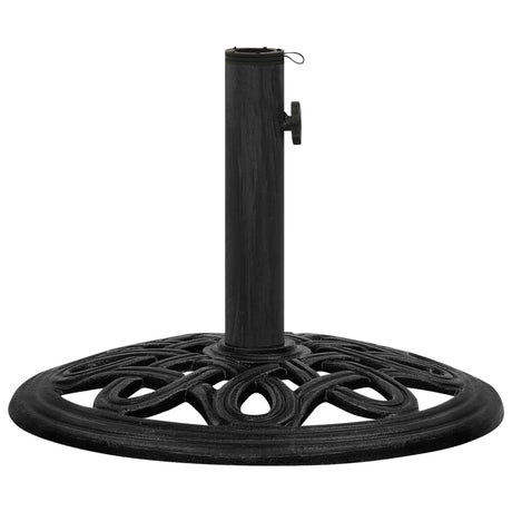 Vidaxl Parasol Foot 44x44x32 cm støbejern sort