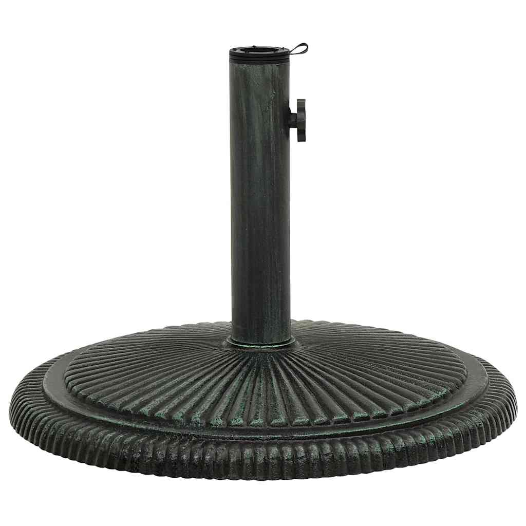 Vidaxl Parasol Foot 45x45x30 cm støbejernsgrøn