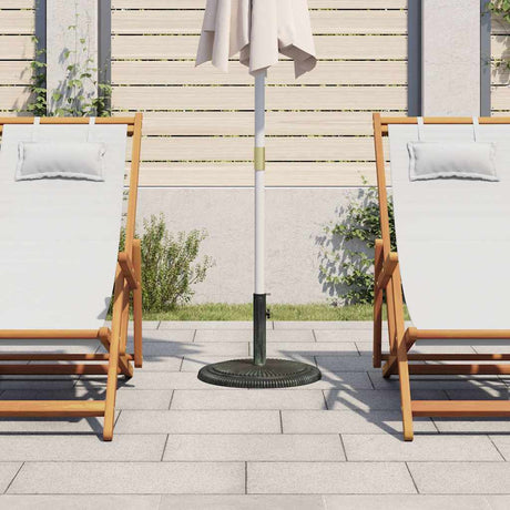 Vidaxl Parasol Foot 45x45x30 cm støbejernsgrøn