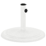 VidaXL parasolfod 45x45x30 cm støbejern hvid