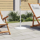 VidaXL parasolfod 45x45x30 cm støbejern hvid