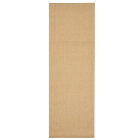 Vidaxl Rug 66x200 cm Natural Sisal
