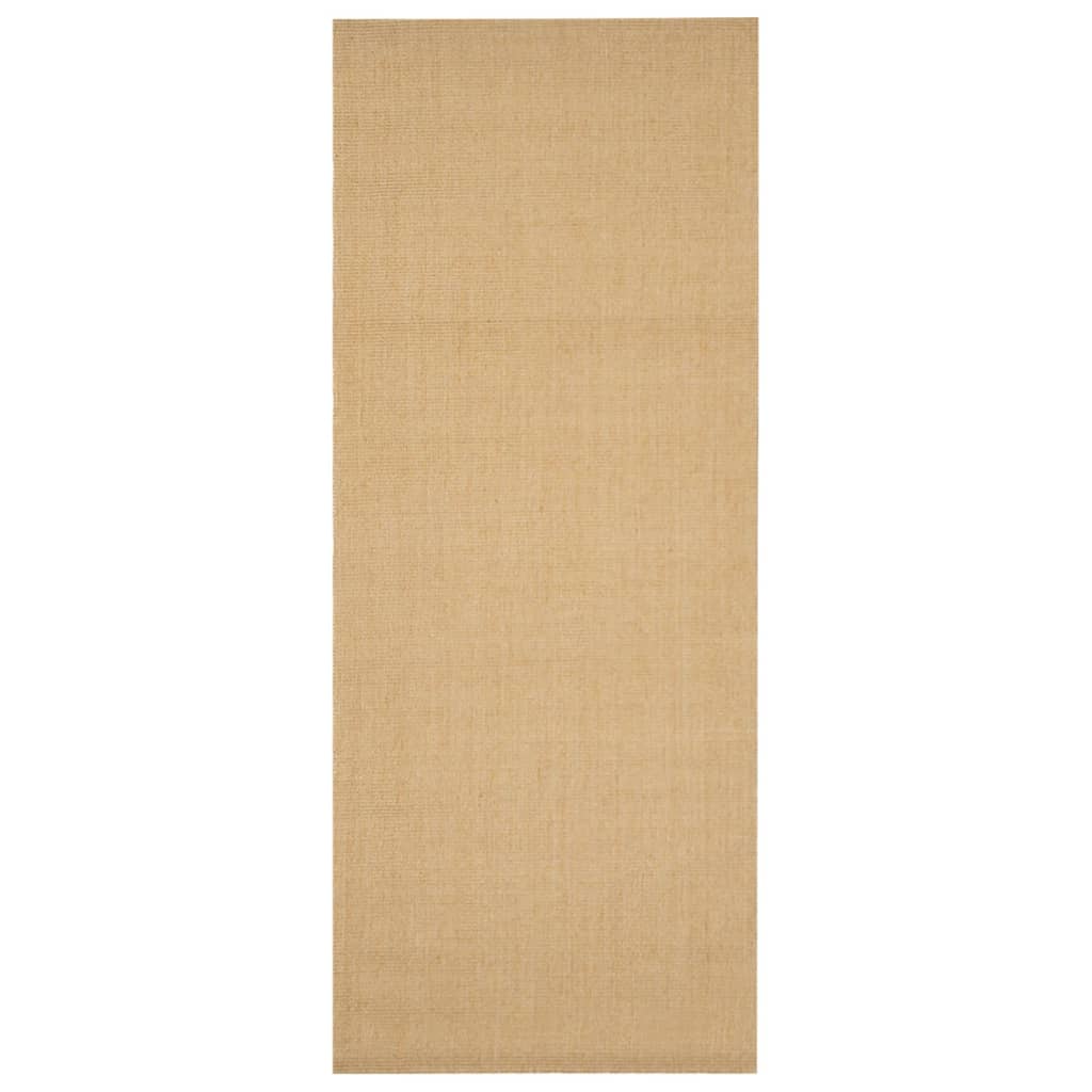 Vidaxl Rug 100x250 cm Natural Sisal