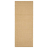 Vidaxl Rug 100x250 cm Natural Sisal