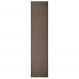 Vidaxl Rug 80x350 cm Natural Sisal Brown