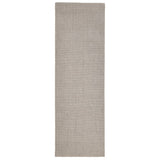 Vidaxl Rug 80x250 cm Natural Sisal Sand -farvet