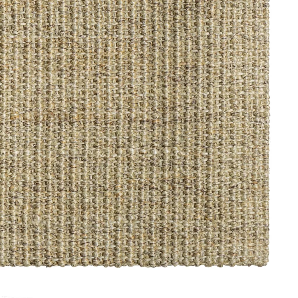 Vidaxl Rug 80x250 cm Natural Sisal Green