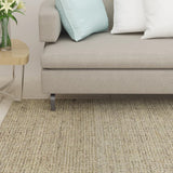 Vidaxl Rug 80x250 cm Natural Sisal Green