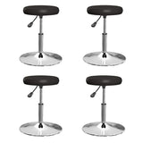 Vidaxl eetkamerstoelen 4 st kunstleer zwart