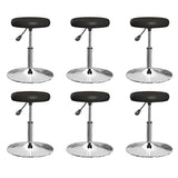 Vidaxl eetkamerstoelen 6 st kunstleer zwart