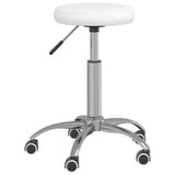 Vidaxl Massage Stool Artificial Leather White